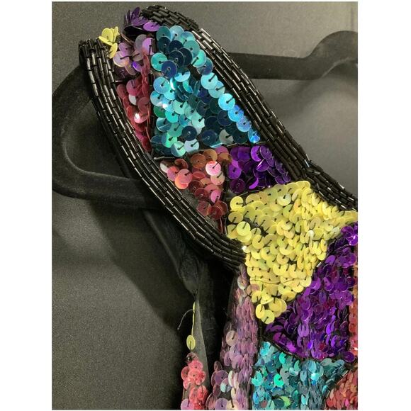 1990’s Vintage Sequin Bodycon Dress - Picture 4 of 9